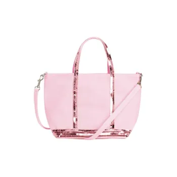 Vanessa Bruno 100% Cotton Tote Bag, Shopping Bag, Shoulder Bag, Crossbody Bag, Handbag Extra Small Women's Pink