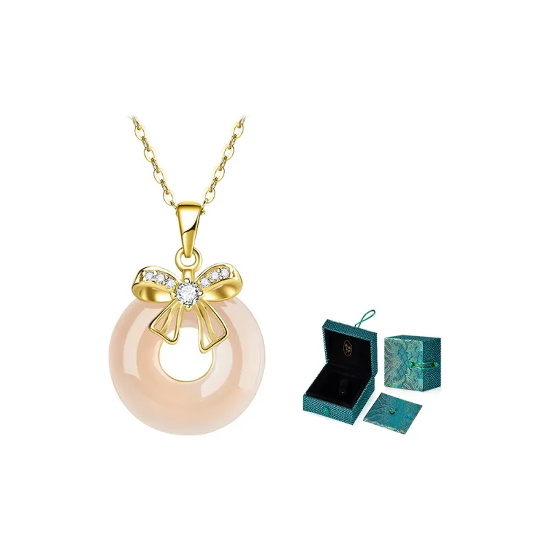 MAMADESHOUHU Chalcedony Jade Necklaces Women's-2