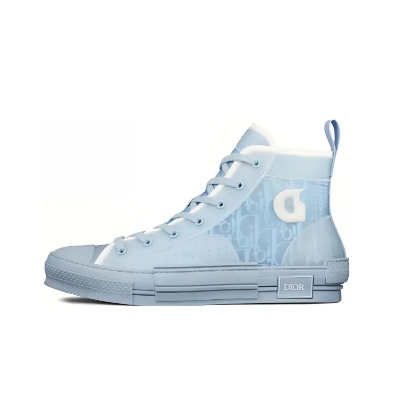DIOR B23 High Top Daniel Arsham Light Blue-0