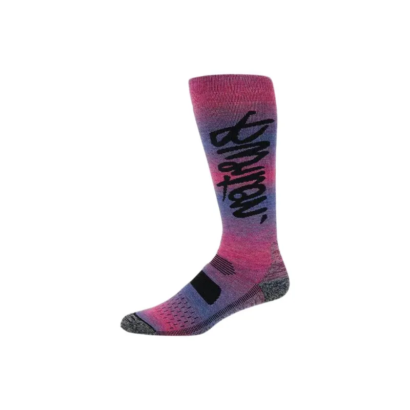 BURTON PERFORMANCE MIDWEIGHT Knee High Socks Women's 1 Pack Pink Purple-0