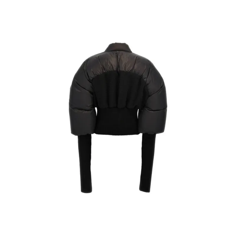RICK OWENS Duvetina Panelled Padded Jacket-1