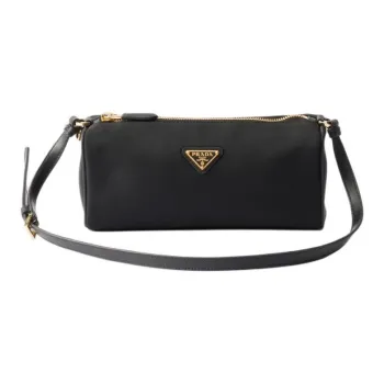 PRADA Recycled Nylon Shoulder Bag, Crossbody Bag Women's Black