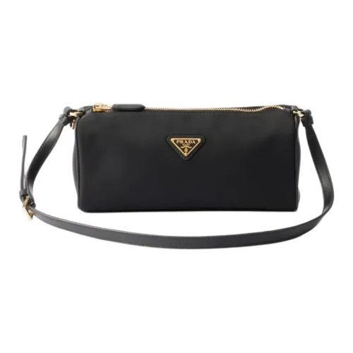 PRADA Recycled Nylon Shoulder Bag Crossbody Bag Women's Black