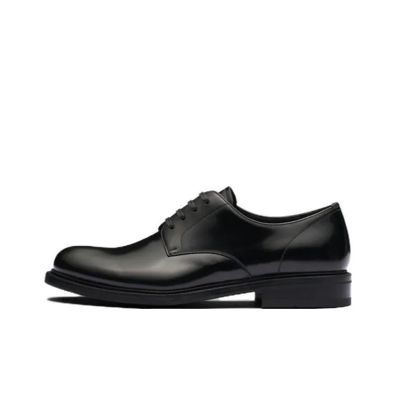 PRADA Leather Derby Shoes-0