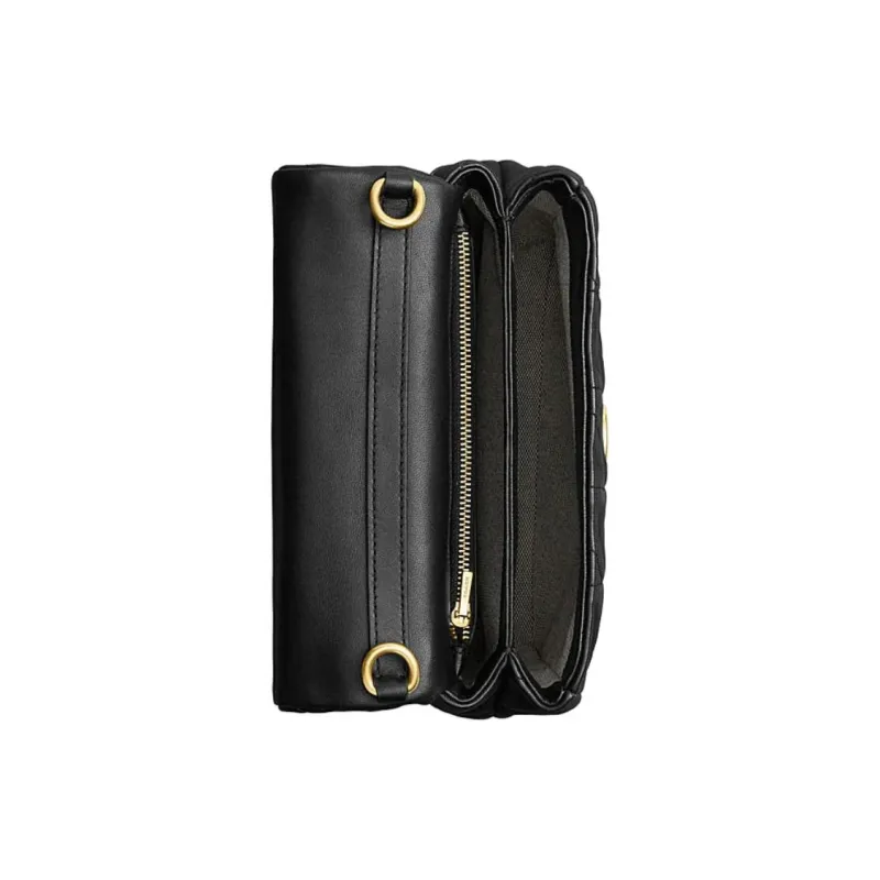 COACH Tabby Sheepskin Crossbody Bag Shoulder Bag Women's Black-4