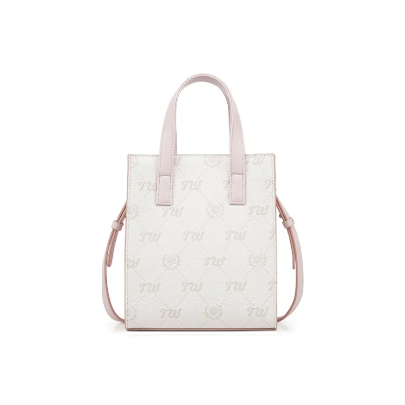 Teenie Weenie Polyvinyl Chloride Handbag Regular Women's Fresh Look Girly Pink-2