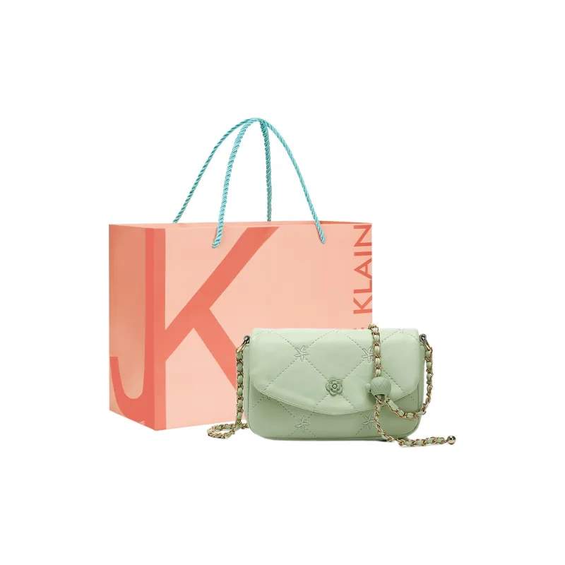 JANE KLAIN Synthetic Leather Crossbody Bag Regular Women's White/Pink/Green-8