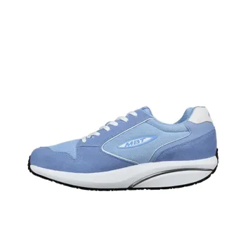 MBT Breathable Support Height Increasing Rebound Anti Slip And Wear Resistant Low Top Casual Shoes Women's Blue