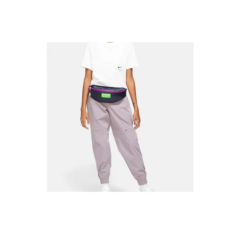 Nike Nylon Shoulder Bag, Crossbody Bag, Fanny Pack Regular Unisex Obsidian/Green-5