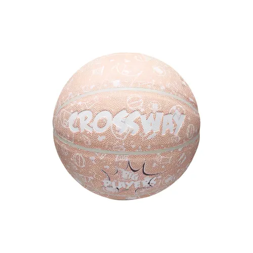 CROSSWAY PU Basketball Light Pink Size 7 Training Unisex