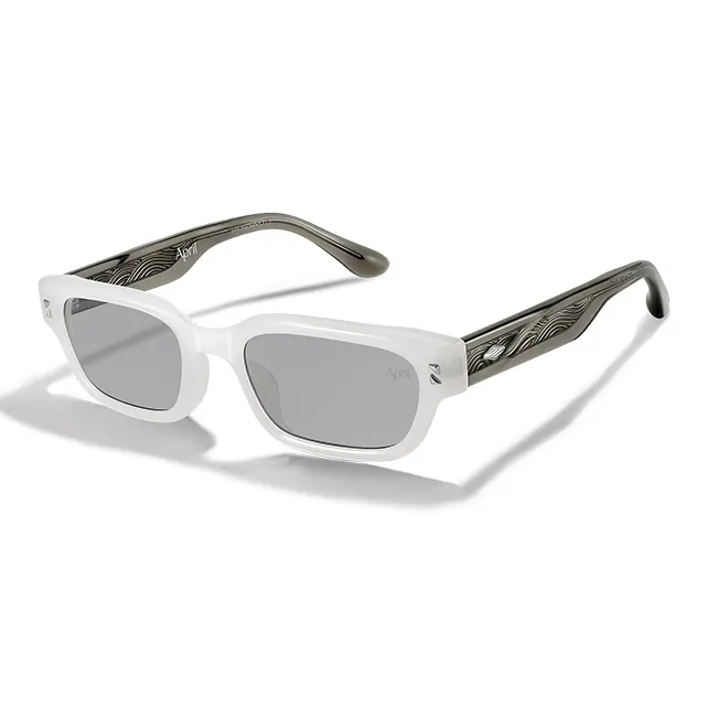 APRIL Plate Frame Irregular Shape Sunglasses Unisex-9