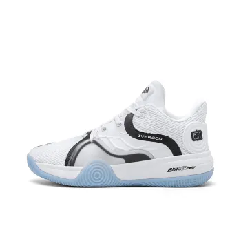 IVERSON Anti Slip And Wear Resistant Breathable Low Top Basketball Shoes Unisex White