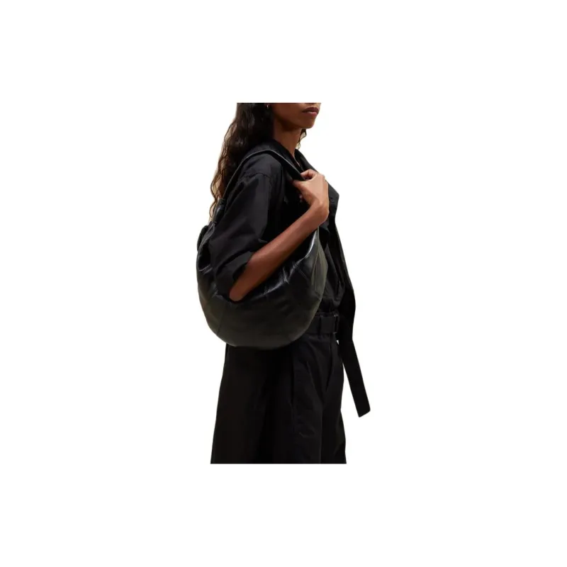 Lemaire Lambskin Goat Horn Bag Handbag Shoulder Bag Women's Black-3
