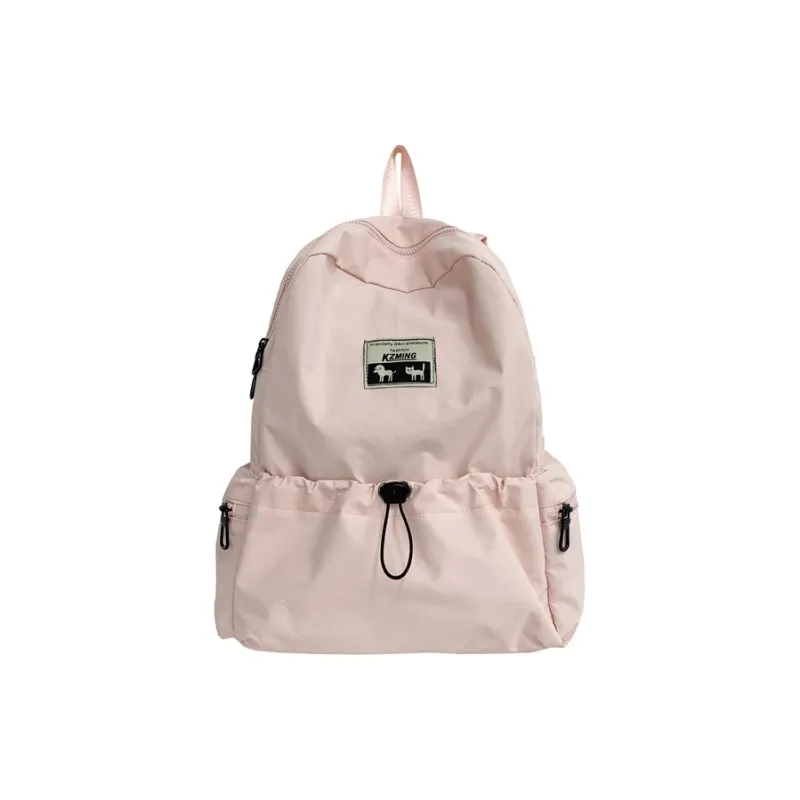 Kaka Tree Oxford Backpack Unisex White/Black/Pink/Purple-5