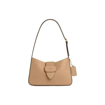 COACH Eliza Refined Calfskin Handbag, Shoulder Bag Women's Tan