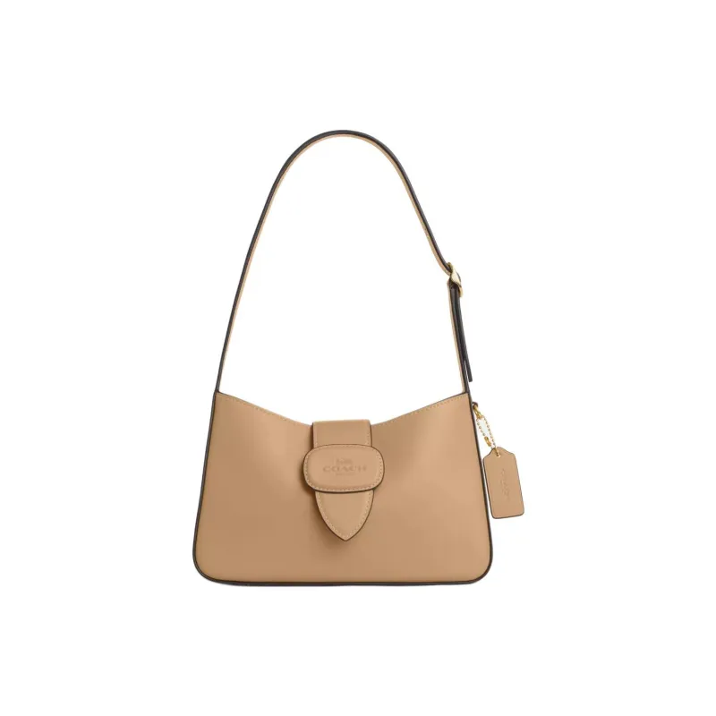 COACH Eliza Refined Calfskin Handbag, Shoulder Bag Women's Tan-0