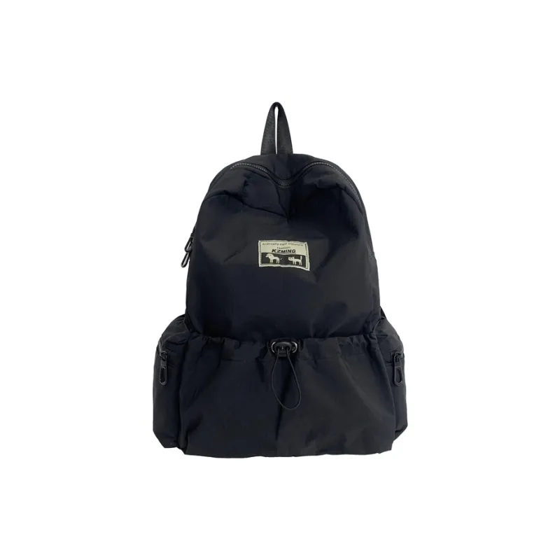 Kaka Tree Oxford Backpack Unisex White/Black/Pink/Purple-4