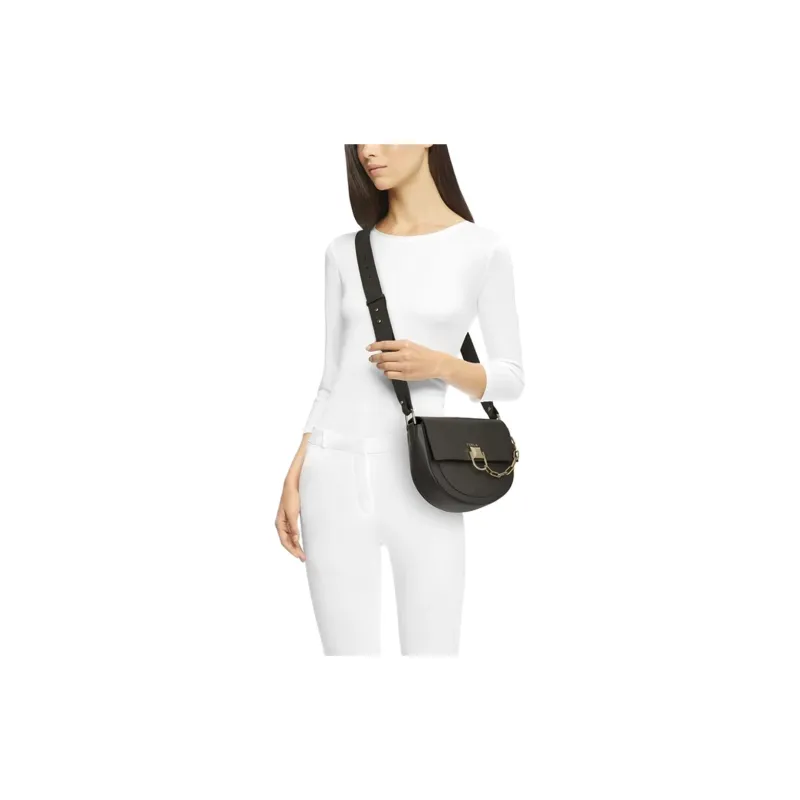 Furla Cow Leather Crossbody Bag Mini Women's Black-4