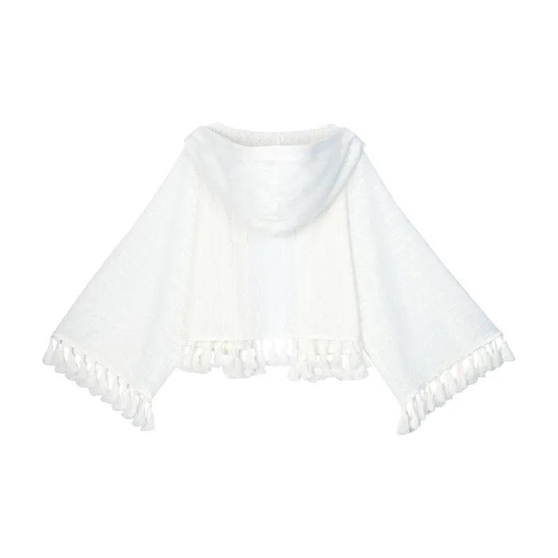 Snbl Cropped Coats Women's White-1