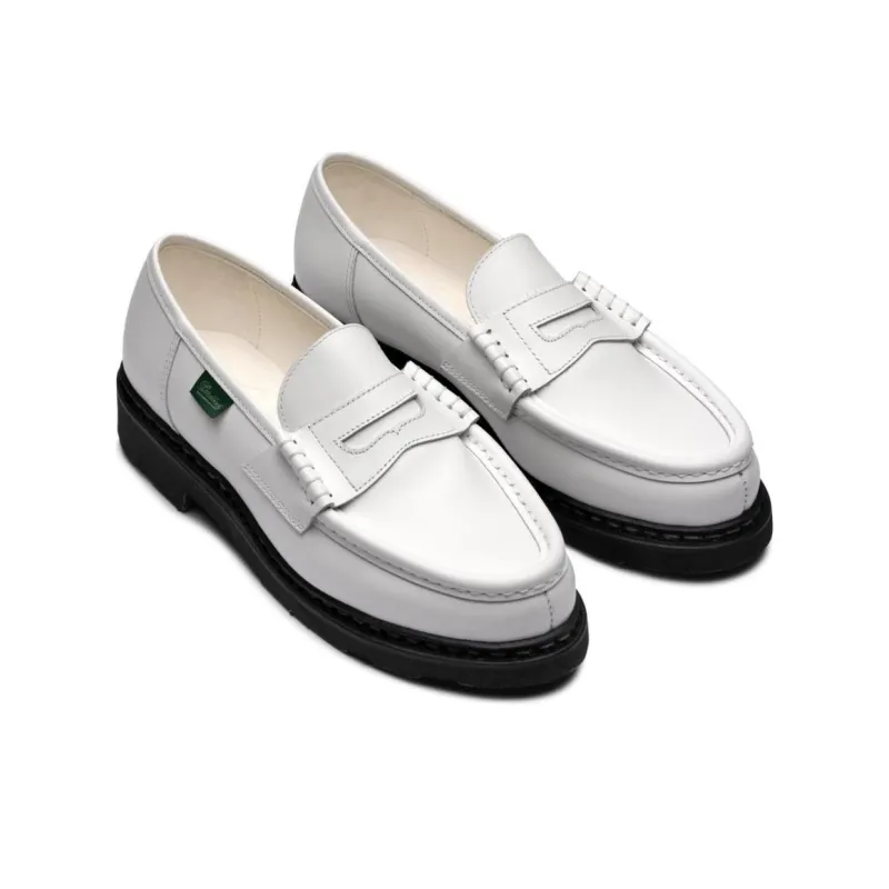 Inès Hadj-Hacène x Paraboot Michael Loafers Women's White-2