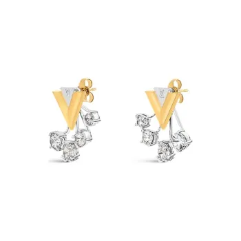 LOUIS VUITTON V For Vuitton Earrings