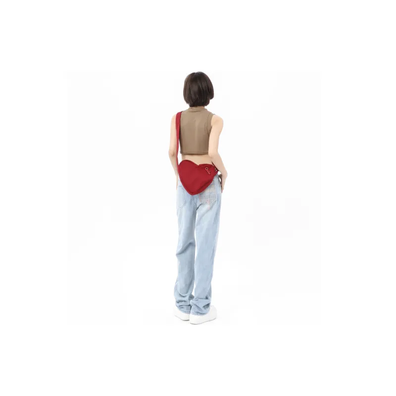 OTA Canvas Bag, Commute Bag, Shoulder Bag, Crossbody Bag Trumpets Unisex Red-3