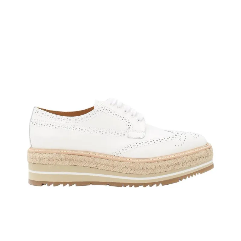 PRADA Derby Shoes Women's White-1
