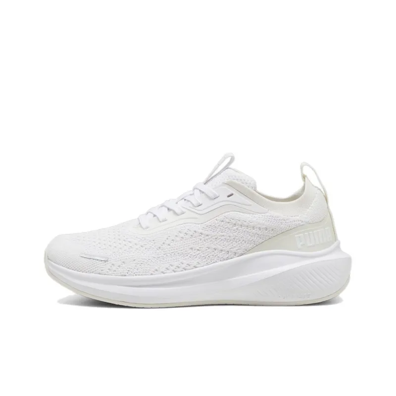 PUMA Skyrocket Light Slip Resistant And Breathable Low Top Running Shoes Unisex White Gray-0