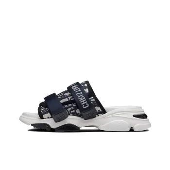 DIOR D Wander EVA Slip Resistant Slide Slippers Women's Dark Blue