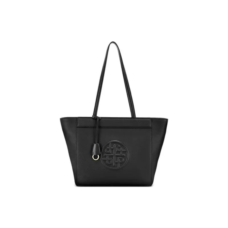 Hush Puppies Cow Leather Bonded Synthetic Leather Shoulder Bag Regular Women's Green/Black-5