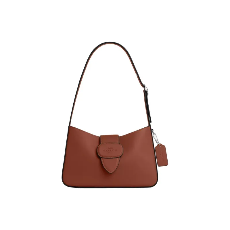 COACH Eliza Refined Calfskin Handbag, Shoulder Bag Women's Rosewood-0