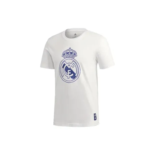 Adidas Real Madrid T-Shirts Men White