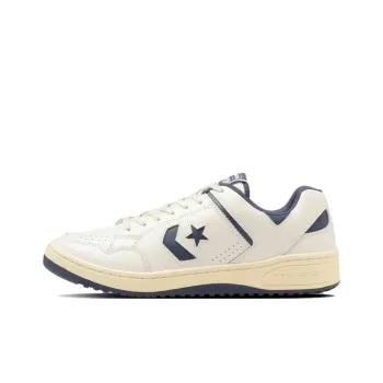Converse Weapon Anti Slip Wear Resistant Low Top Skateboard Shoes Unisex White Blue