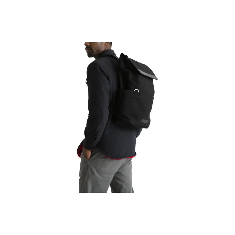 Timbuk2 Canvas Cow Leather Backpack Regular Men's Black-5