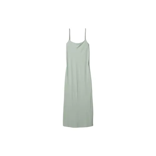 Calvin Klein Slip Dresses Women's Desert Sage Green