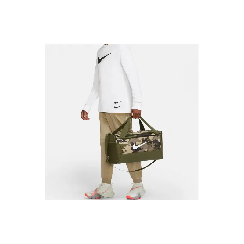 Nike Polyester Crossbody Handbag, Travel Bag, Gym Bag Large Size Unisex Army Green-6