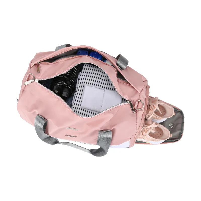 JEANSWEST Polyamide Body Bag Handbag Shoulder Bag Travel Bag Crossbody Bag Regular Unisex Royal Blue/Pink-12