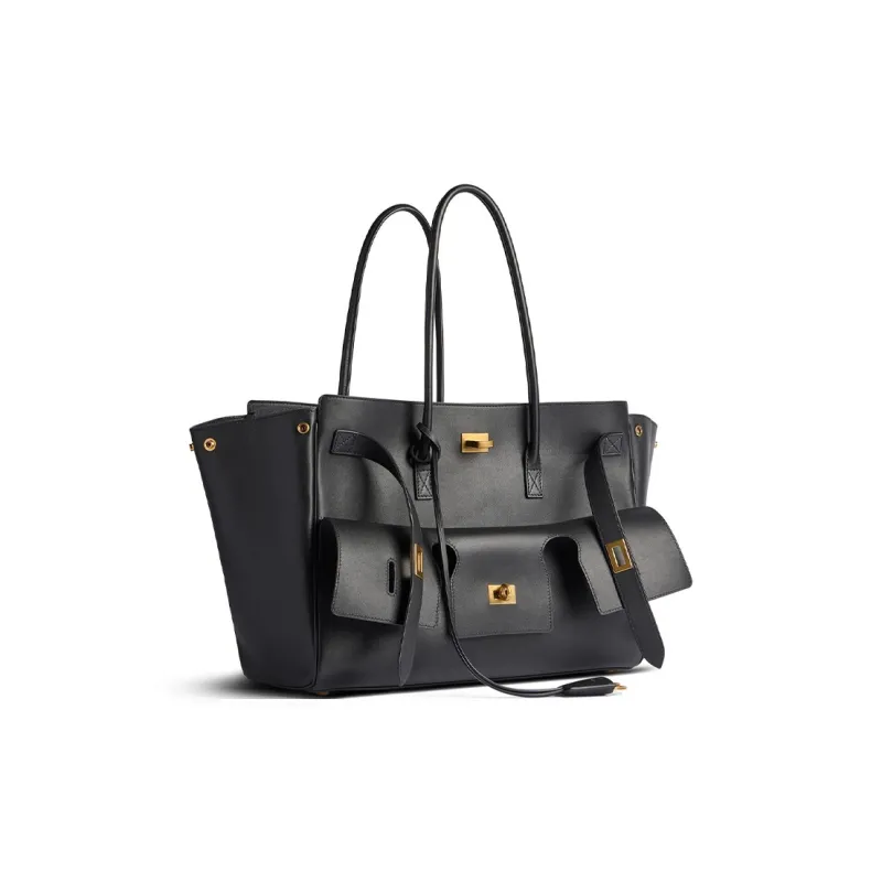 Balenciaga Bel Air Medium Carry All Bag Black-1