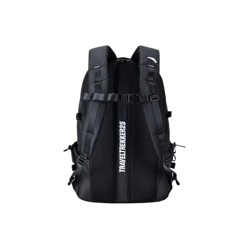 Anta Polyester Outdoor Baichuan Mountaineering Bag, Backpack Unisex Black-2