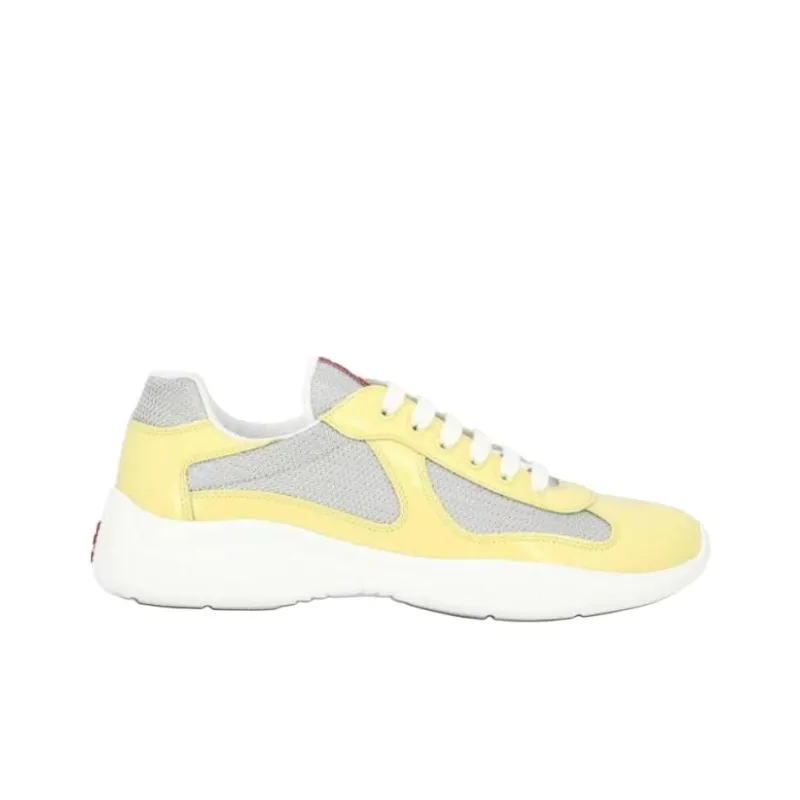 PRADA America's Cup Casual Shoes Men's Yellow-1