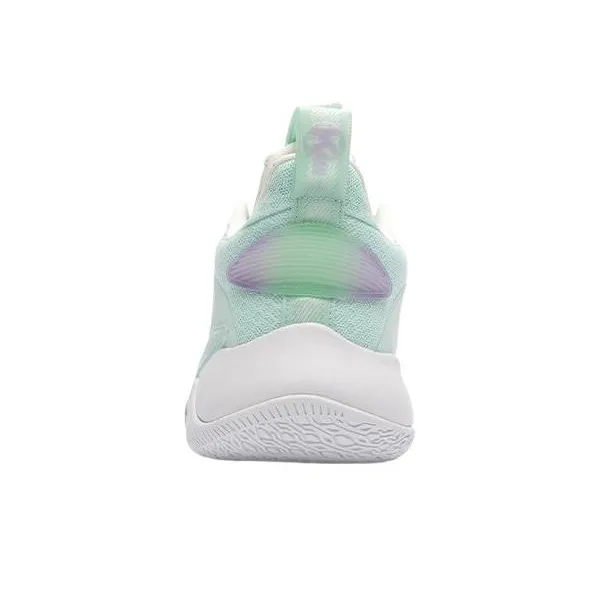 KELME Cushioning, Slip Resistant, Abrasion Resistant, Coverage, Support Low Top Basketball Shoes Men's Green Purple-2
