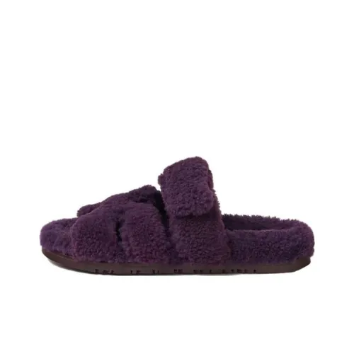 HERMES Chypre Slide Slippers Women's Purple