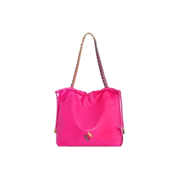 REBECCA MINKOFF Leather Tote Bag Shopping Bag Shoulder Bag Handbag Small Size Women's Bright Pink