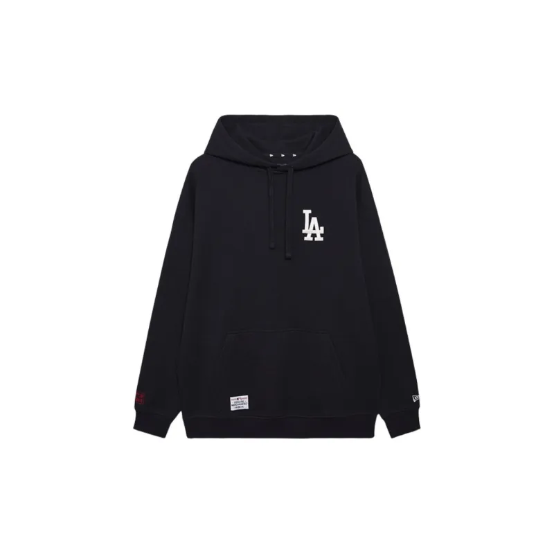 New Era Blue And White Porcelain Series FW24 Sweatshirt Unisex Black-1