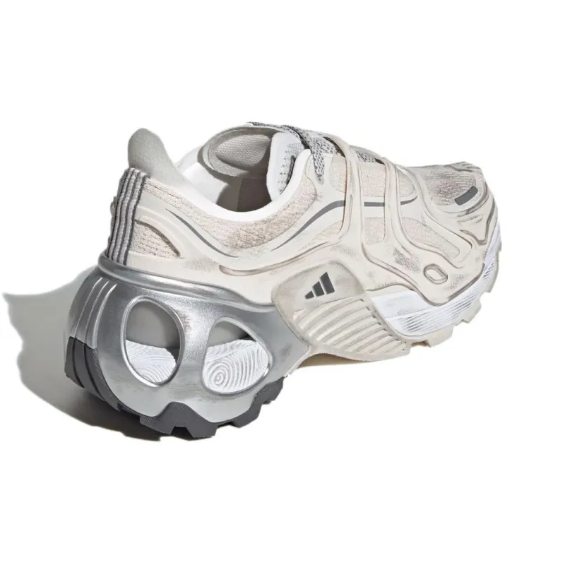 Adidas Wonder Runner Pro Anti Slip Wear Resistant Low Top Casual Running Shoes Unisex White Gray-3