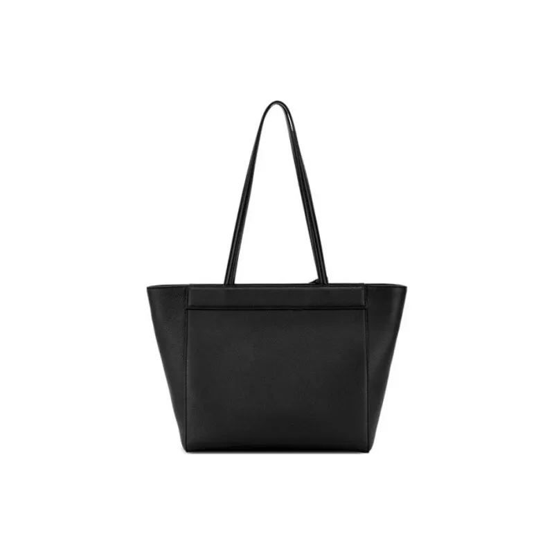 Hush Puppies Cow Leather Bonded Synthetic Leather Shoulder Bag Regular Women's Green/Black-7
