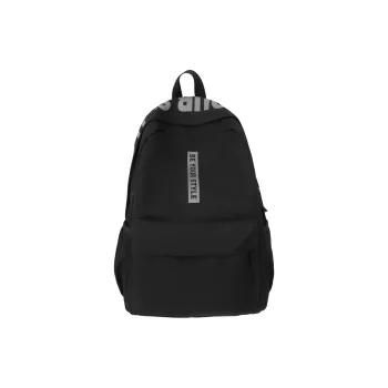 Kaka Tree Oxford Backpack Regular Unisex Black/White/Pink/Purple/Green/Khaki