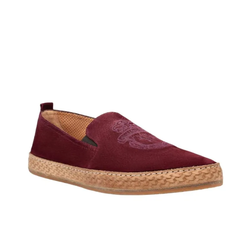 Billionaire Crest Loafers Men's Red-2