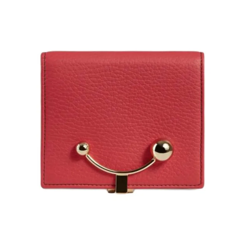 Strathberry Calfskin Wallet Women's Red-0