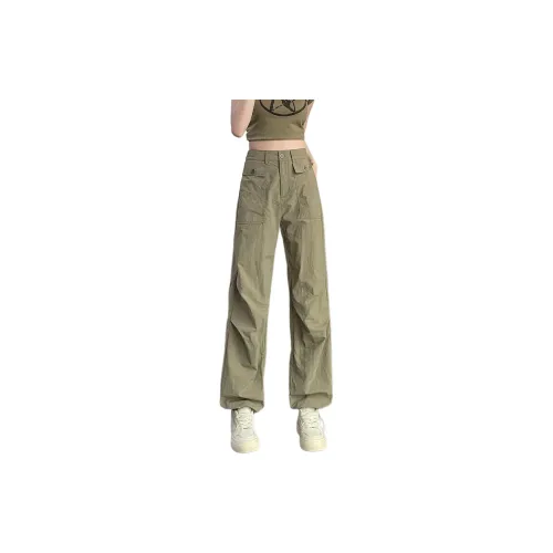 Tonlion Casual Pants Women's Light Army Green